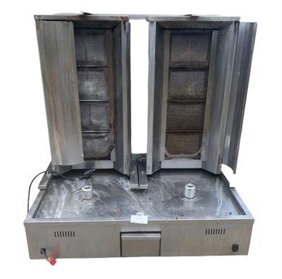 two open ovens that are sitting on top of each other