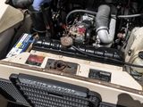 a small engine in the back of a car