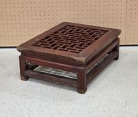 Table basse en bois exotique, asiatique (photo 3)