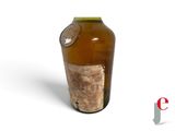 a bottle of beer with a cork in it