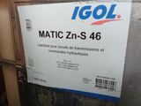 a sign on the door of a building that says igol matic zn - s 46