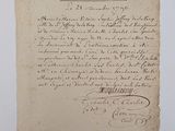 a close up of a piece of paper with writing on it