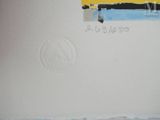a picture of a painting of a bus on the wall