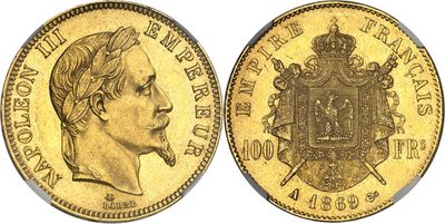 an image of a gold sovereign coin with a crown on it
