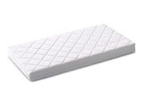 gros plan d'un matelas sur fond blanc