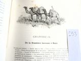 un livre ouvert sur lequel figurent deux chameaux et un homme à dos de chameau