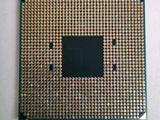 a close up of a cpu chip on a white surface