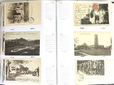 a book with pictures of people and buildings in it