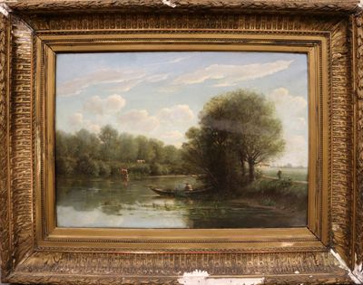 Henri-François PERRET (1825- ?). Pêcheur en barque et fermiè…