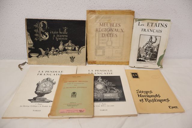 Lot de livres : TARDY : les étains français (couverture accidenté...