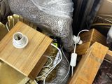 a pile of items that are sitting on the floor