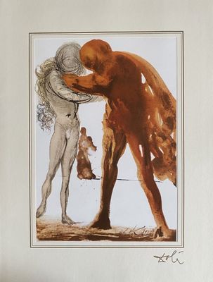 Salvador Dal (d'après) - Le fils prodigue (Luc 15:11-32), 19…