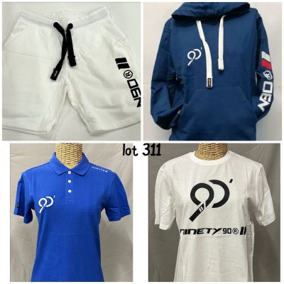 four different styles of tennis clothing are displayed on a mannequin