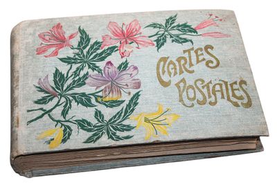 Ancien ALBUM DE CARTES POSTALES début XXème : vœux, fêtes di…