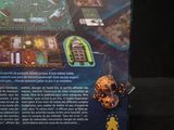 a box with a picture of a space station inside of it