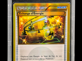 a close up of a card with a helicopter on it