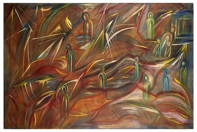 SALOMONE Paul (XX/XXI) - huile sur toile signé au dos.