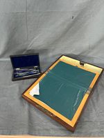 NAPOLEON III : Ecritoire marqueté de fleurs (manques) + Comp…