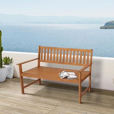 3.75// greenmotion banc en bois 120x90x58, retour client non…