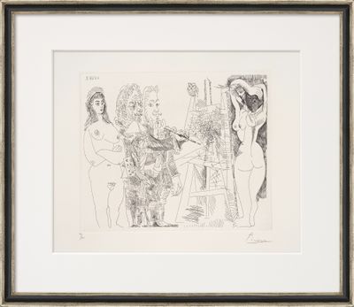 Tableau contemporain d'artiste renommé - Estimation 30 000 €