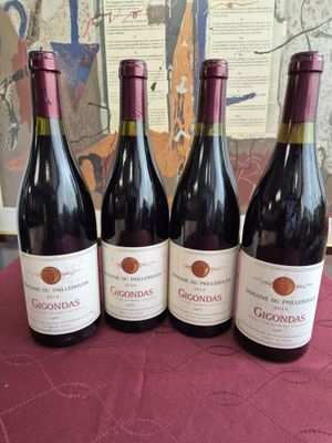 Quatre bouteilles de Gigondas 2014 Domaine du Paillerouda