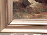a picture of a painting on the wall of a room