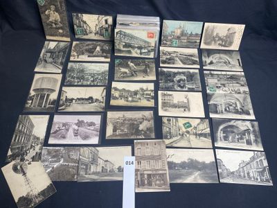 several old black and white photographs of buildings and buildings