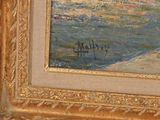 a picture of a painting on the wall of a building