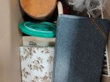 a box full of items that are sitting in it