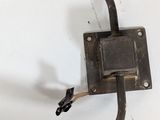a metal frame with a latch on it that is attached to a wall