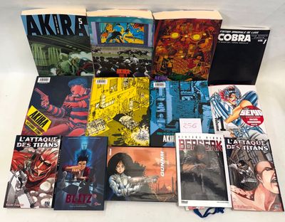 a lot of comic books that are on the table
