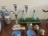 a table that has a lot of different items on it