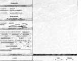 a black and white photo of a document with a barcode on it