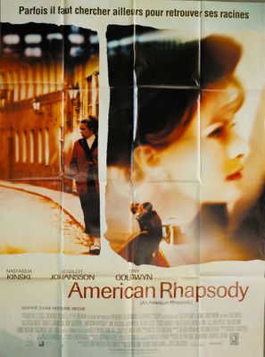 an american rhapsody movie poster on a wall in a room