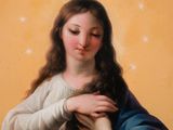 an image of a painting of a woman holding a cat