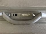 a close up of a piece of luggage with a name on it