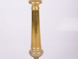 brass candlesticks on a white background with a white background
