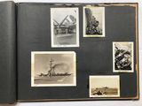 a book with a bunch of old photos on it