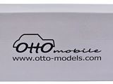 a white box with a black logo on the side of it