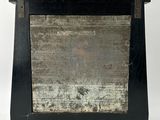 a picture of a black picture frame with a picture on it