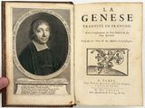 an old book with a picture of a man in a black coat