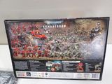 the box is open to show the contents of the warhammers army