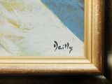 a picture of a painting on the wall of a room