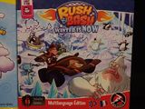 two games on the table, one is push and the other is snow