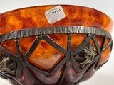 a bowl that has a tag on the side of it