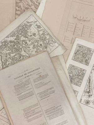 Cartes et plans de batailles du 18° siècle, en Europe de l'E…