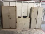 a lot of cabinets and cabinets in a garage