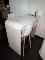 Comptoir en mélaminé laqué blanc (photo 2)