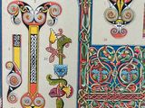 an image of a drawing of a variety of decorative designs