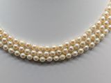 a close up of a necklace on a mannequin mannequin